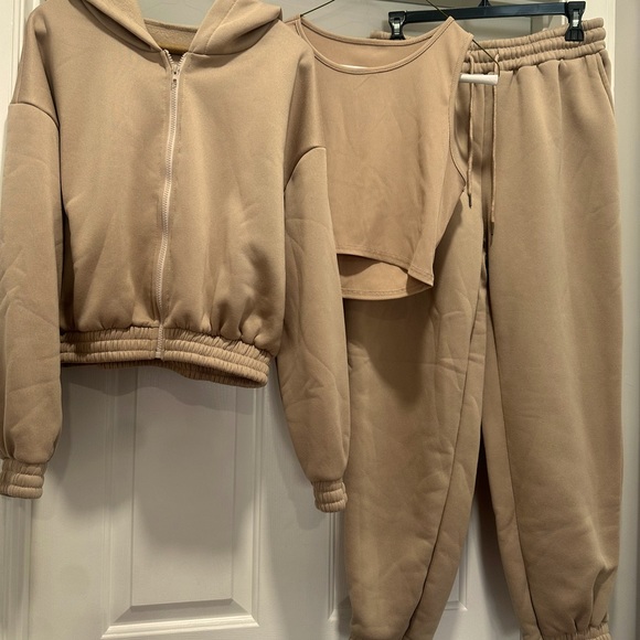 Hoodie & Tank Top & Skirt Chic 3Pcs main image 0